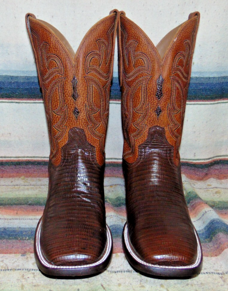 Mens Rujo The Curtis Brown Teju Lizard / Leather Cowboy  display picture 1