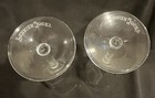 (2) Perrier Jouet - PJ Logo White Flower Champagne Flute Glass - MARKED — photo 5