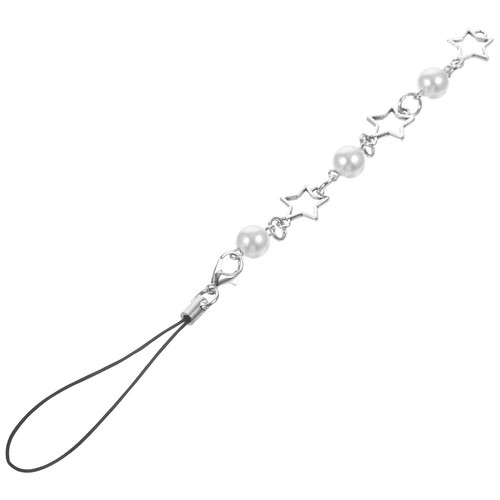 Star Handykette Perlenbesetzter Handyanhänger Handy-Armband-Anhänger