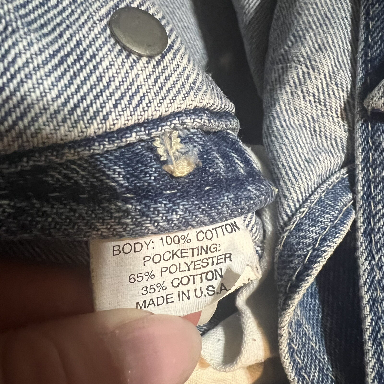 Vintage Pointer Overalls Denim - image 6