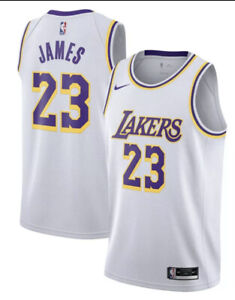 Nikeconnect Lebron James 23 Lakers XL Swingman 52 Engineered Dri 