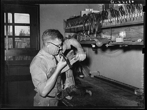 Alpine,Texas,TX,Harrison County,Saddle Shop,Farm Security Administration,FSA,7