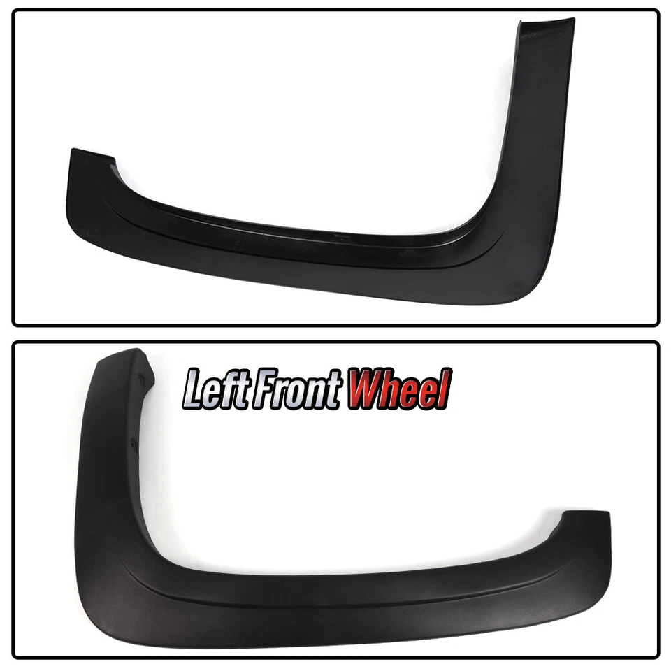 4PC Factory Style Fender Flares Fit For 07-13 Chevy Silverado 1500/2500HD/3500HD Foto 4 de 4