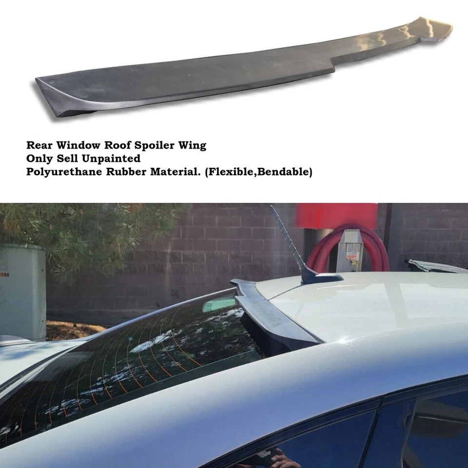 Flat Black 889HW Rear Roof Spoiler Wing Fits 2006~2013 Holden WM Caprice Sedan - Image 4 of 4