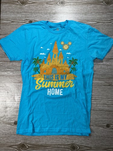 Camiseta Disney Parks This is My Summer Home Sand Castle Mickey Icons Talla Grande - Imagen 5 de 5