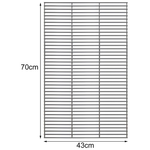 Stainless Steel Barbecue Rack BBQ Grill Rack Cooking Grate Net 5mm Rib 20 Sizes - Picture 21 of 27