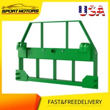 4000 LBS 50" Pallet Fork Assembly with Bale Spear Sleeve for John Deere Loaders