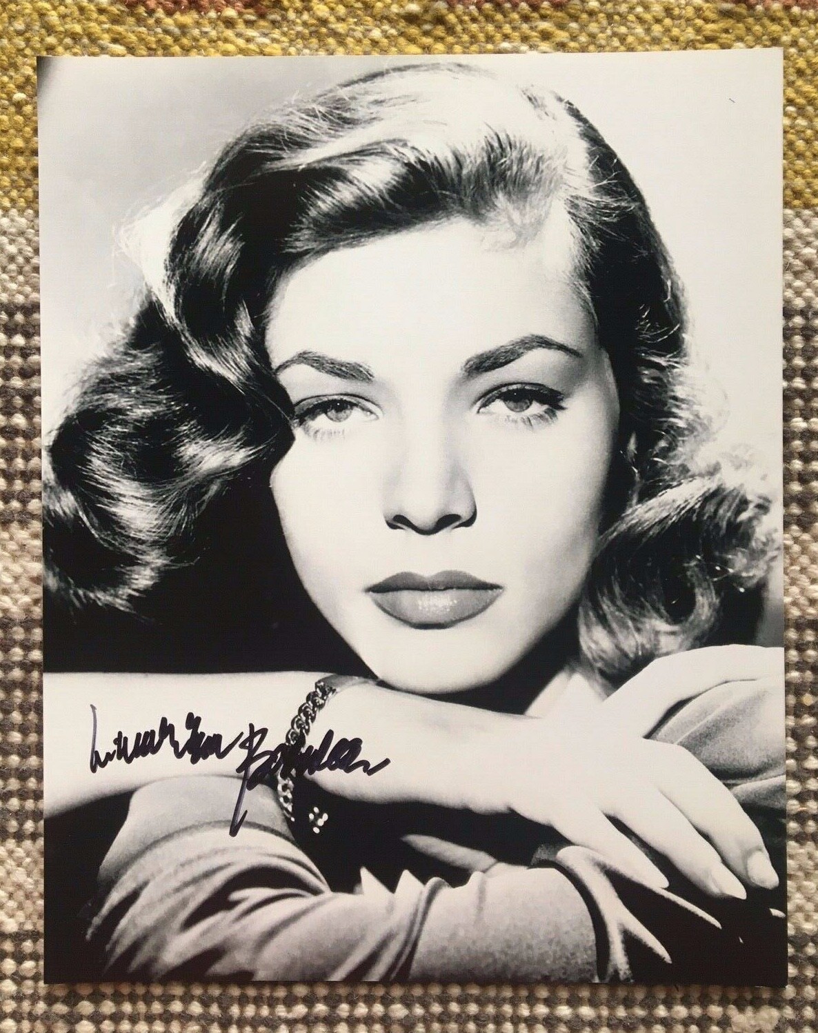 Lauren Bacall Signed Autograph 8x10 Photograph USA Hollywood Sexy | eBay