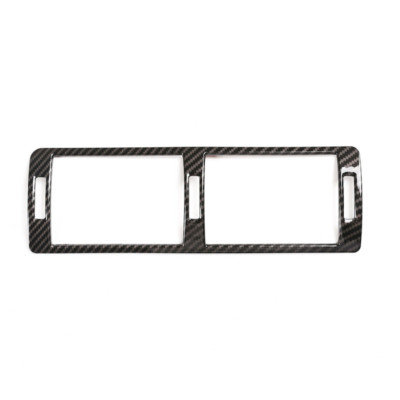 Fits For BMW 5 Series E39 1996-03 Center Control Air Vent Trim Carbon Fiber ABS