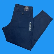 Gap Mens Size 42x34 Essential Khaki Straight Tapered GapFlex Blue Chino Pants