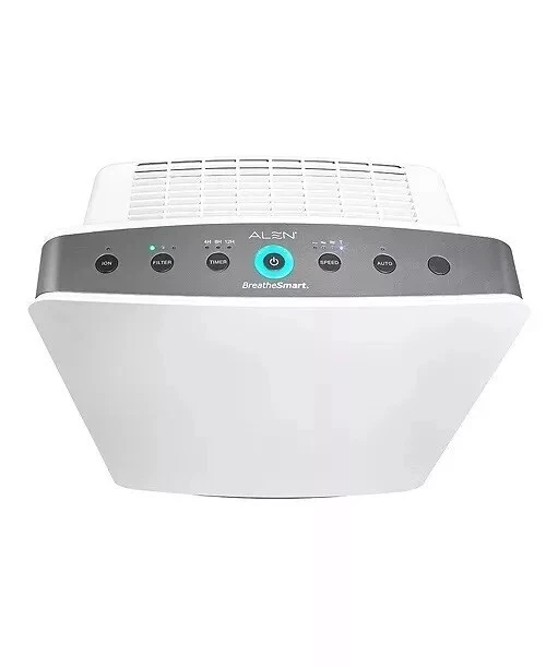 Purificador de aire HEPA clásico G2U Alen BreatheSmart sensor inteligente 1100 pies cuadrados blanco Foto 3 de 4