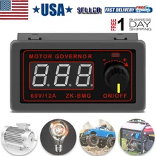 PWM DC 12V 24V 60V Motor Speed Controller 500W Adjustable Speed Regulator USA