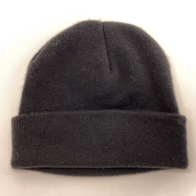 Urban Outfitters Plain Black Winter Cuff Hat Beanie