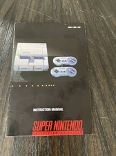 Super Nintendo Instruction Manual Only