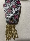 Paparazzi earrings gold colored dangle earrings and chain — photo 3