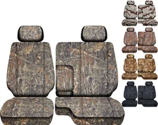 Camouflage seat covers Fits 1989 to 1994 Toyota Pickup 60/40 bench with armrest