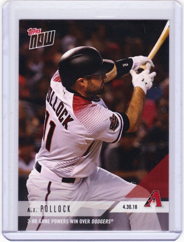 2018 Topps Now 146 AJ Pollock