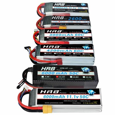 RC Lipo Battery 2S 3S 4S 6S 11.1v 2200mah 22.2v 6000mah 1300mah 1500mah  2600mah | eBay