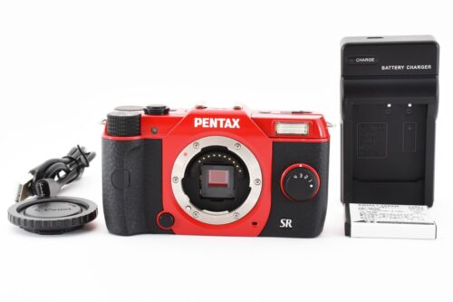 [Shots 847] PENTAX Q10 12.4MP Digital Camera Red/Black w/Battery [Exc+] #2079858 - Picture 1 of 12