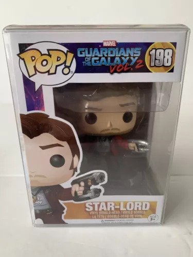 NUEVO Funko Pop #198 Marvel Guardianes de la Galaxia Vol. Cabeza Bobble 2 Star-Lord