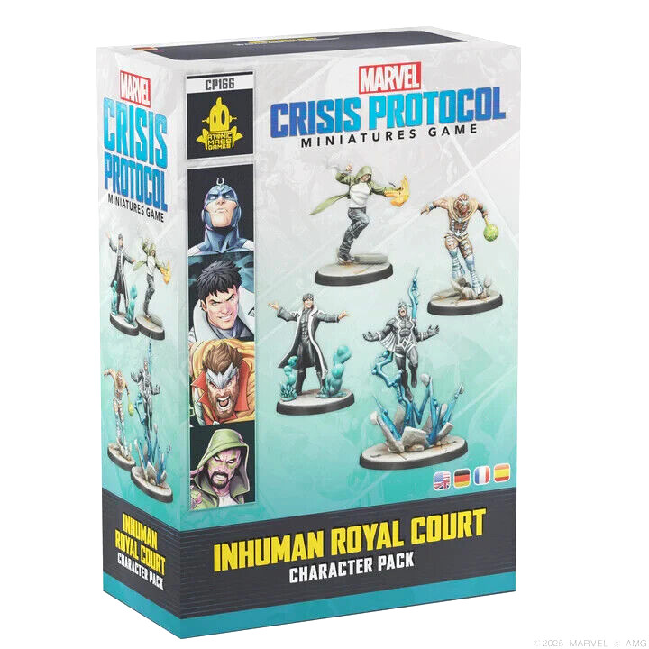 Inhuman Royal Court set Marvel Crisis Protocol - Black Bolt Mad Gorgon Karnak 13890₽