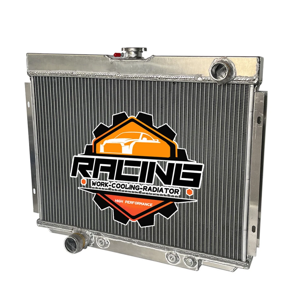 Radiador de aluminio de 2 filas para Ford Mustang/Cougar/Fairlane V8 MT 1968 69 1967-1970 Foto 4 de 4