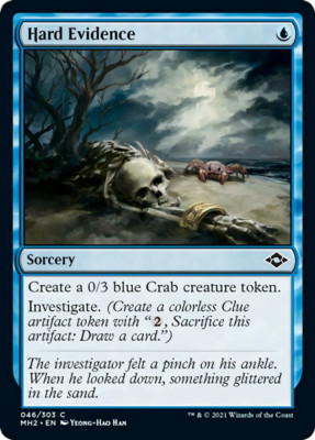 HARD EVIDENCE X 4 N/M MODERN HORIZONS 2 MAGIC THE GATHERING