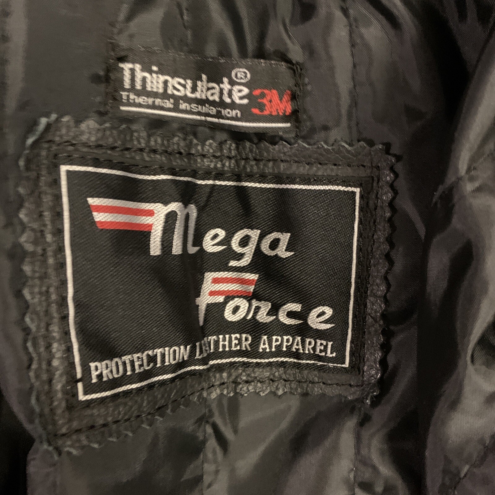 Mega Force Thinsulate 3M Leather Jacket Thermal I… - image 3