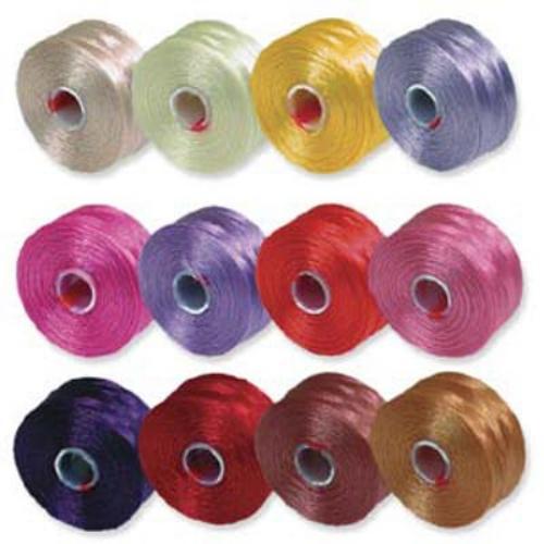 Beadsmith Superlon SLon Beading Thread Cord D Tex 45 0.11mm Choose