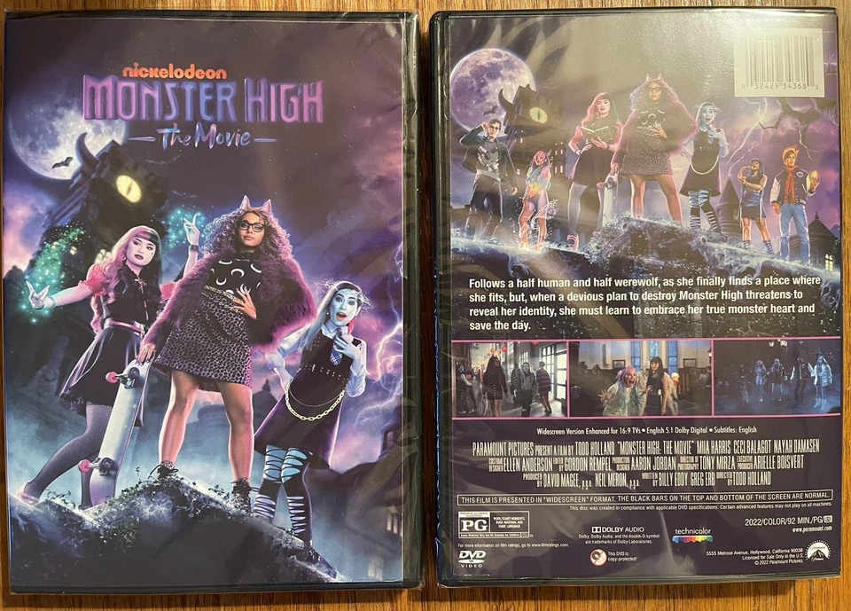 Monster High: The Movie (2022), NEW, Sealed DVD - Image 3 of 3
