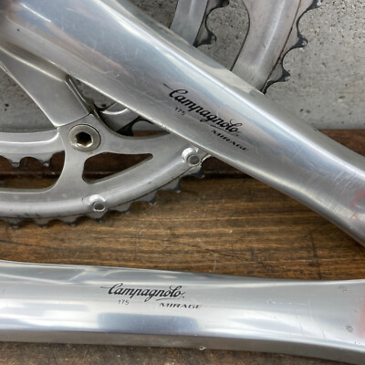 Vintage Campagnolo Mirage Crank Set 175 mm Double Square Taper 135
