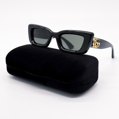 NEW GUCCI GG1827S 001 SHINY BLACK WOMEN SUNGLASSES GUCCI  display picture 3