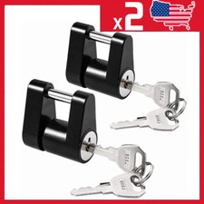 2x Trailer Hitch Coupler Lock Pin Dia 14 Span 34 Tow Ball Boat Rv Truck Car