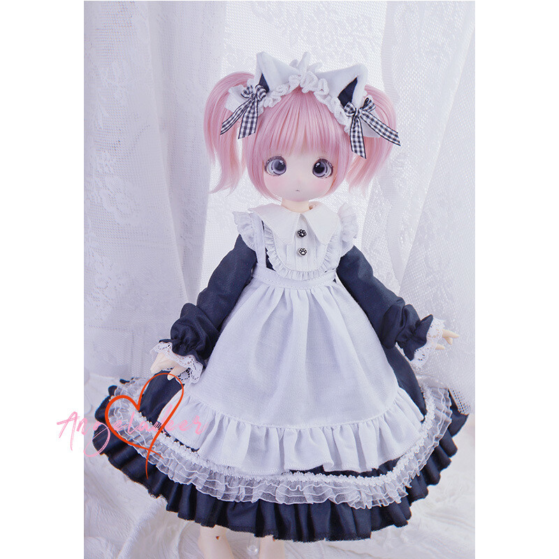 Cat Maid Dress Pink / Blue / Black
