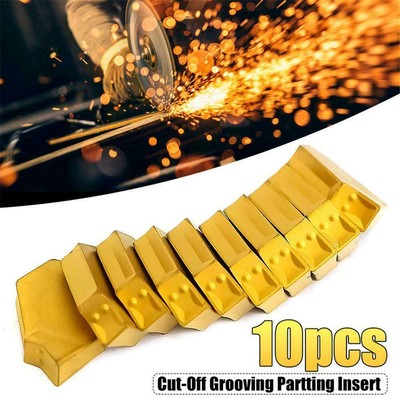 10Pcs SP300 NC3020 GTN-3 CNC Grooving Parting Cut-Off Carbide Inserts 3mm Width