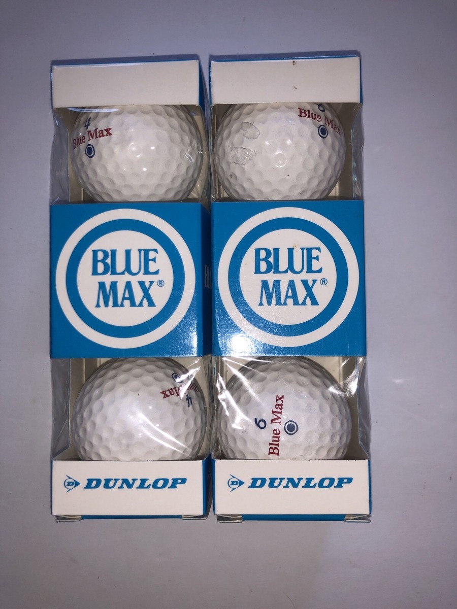 Vintage Dunlop Blue Max Golf Balls 2 Sleeves New Old Stock