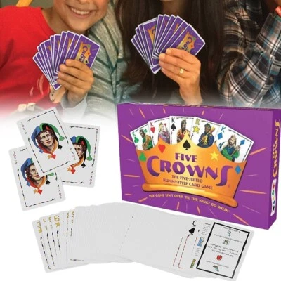 Five Crowns Card Game 5 Suites Classic Original Family Party Rummy Style Play