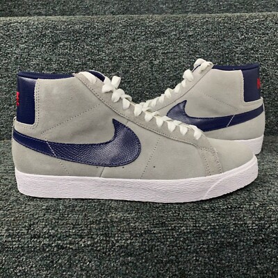 Nike Blazer Sb Mid Mens matte silver Deadstock 310801 003