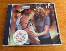 Kevin Costner Hand Signed Tin Cup CD Yellowstone Texas Tornados Jimmy Vaughan