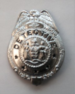 toy detective badge