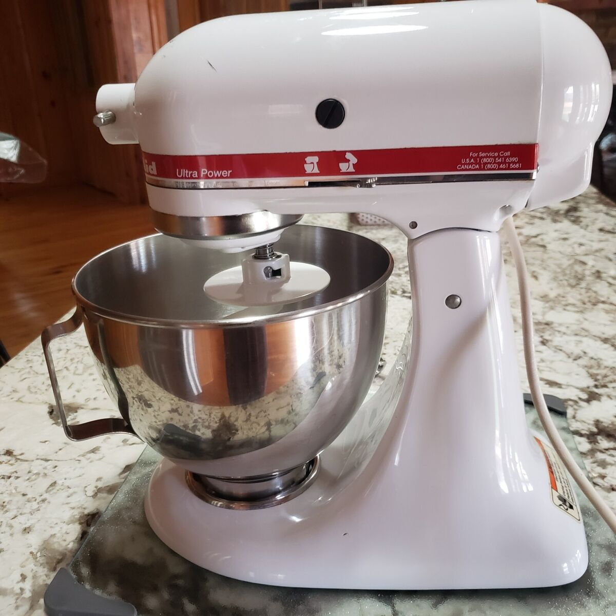 KitchenAid KSM90 300W Ultra Power Stand Mixer White K-45 KitchenAid KSM90 300W Ultra Power Stand Mixer White K-45