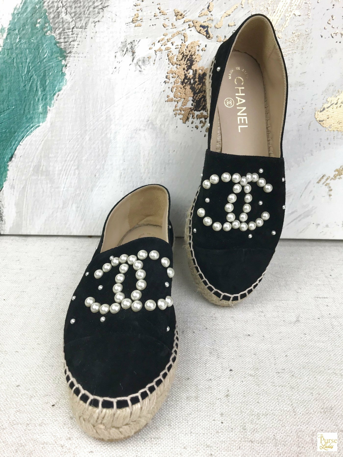 chanel slip on