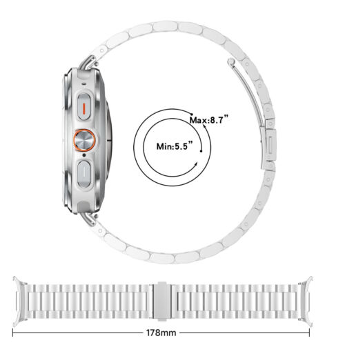 Bracelet bracelet en métal pour montre Samsung Galaxy Ultra 47 mm bracelet en acier inoxydable - Photo 2/28
