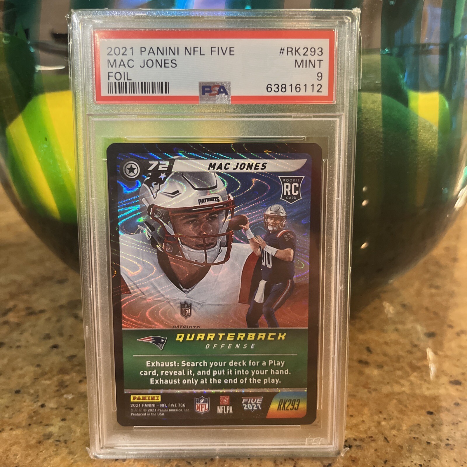 Mac Jones Panini NFL Five #RK293 Base