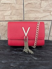 Valentino Divina small Red Shoulder Bag with chain strap