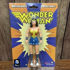 Wonder Woman Bendable Posable Figure 5" Toysmith DC Comics - NEW Unopened