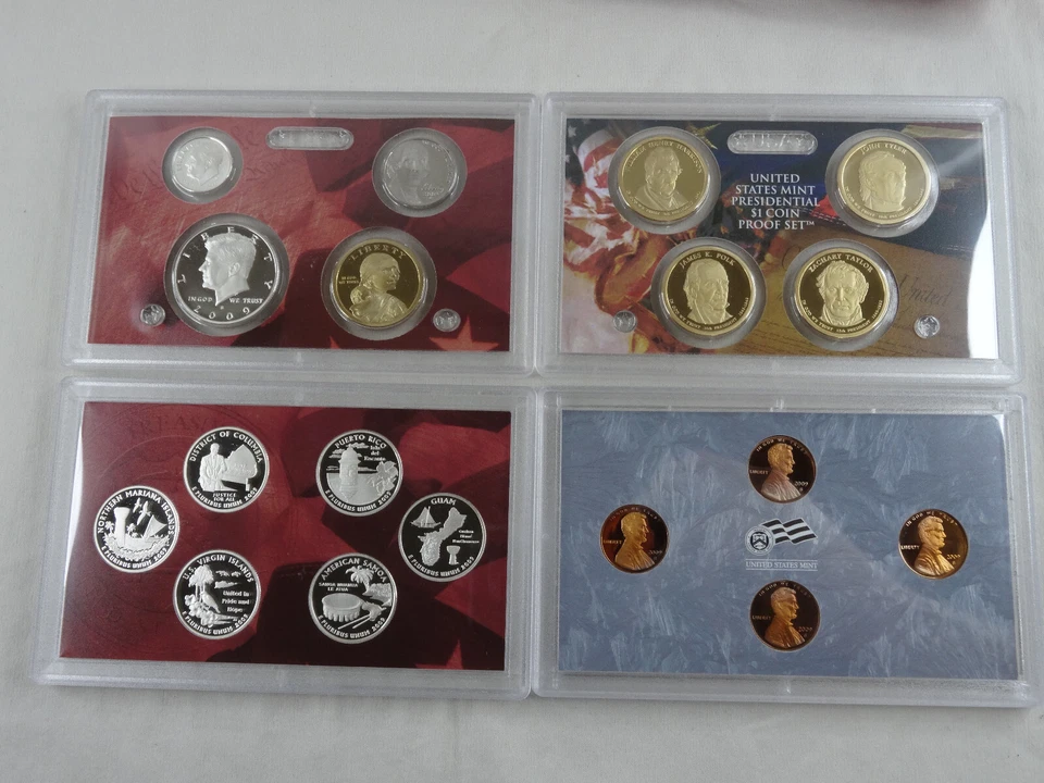 2009-S United States Mint Silver Proof Set with COA & Box 18 Coins 90% - Image 2 of 4