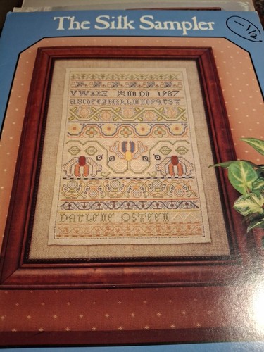 Silk Sampler Just Cross Stitch Pattern 1993 O'Steen Symbol of Excellence #1011 - Picture 1 of 2
