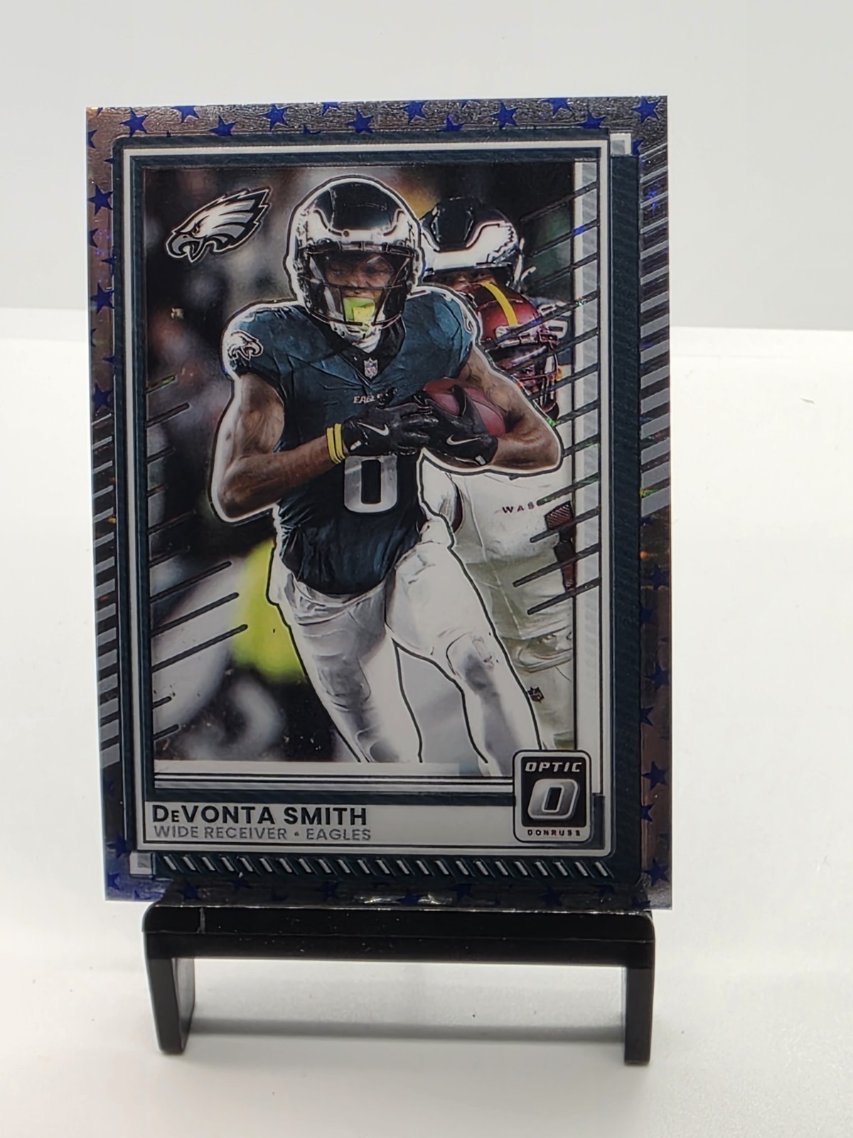 2025 Panini Donruss Optic DeVonta Smith Stars Emoji SP Philadelphia Eagles #28