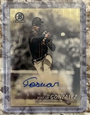 2025 Bowman Chrome Draft Josuar Gonzalez SUPERFRACTOR 1/1 Achromatic Auto